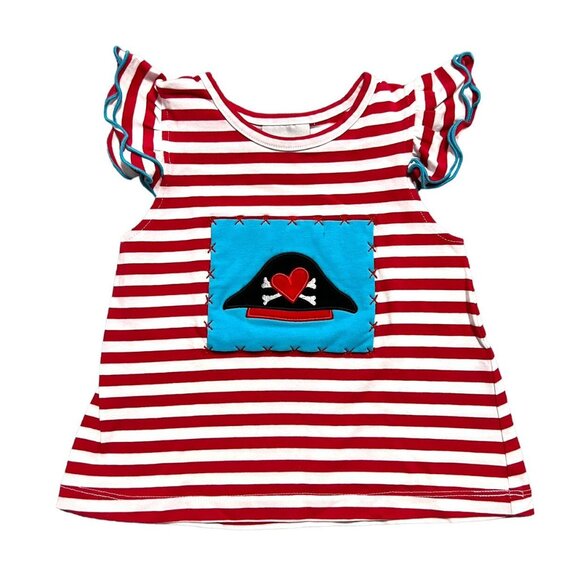 Castles & Crowns 12m Pirate Appliqué Shirt & Shorts Set - Picture 2 of 9